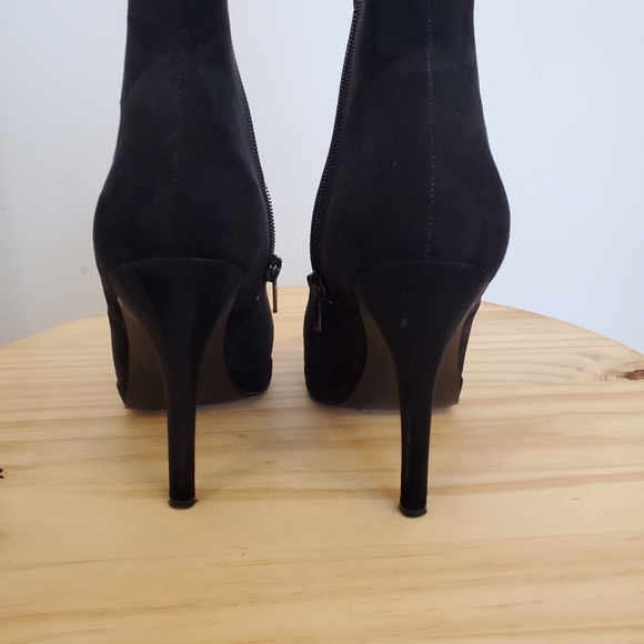 Nine West suede ankle boots-size 8 - Picture 5 of 10